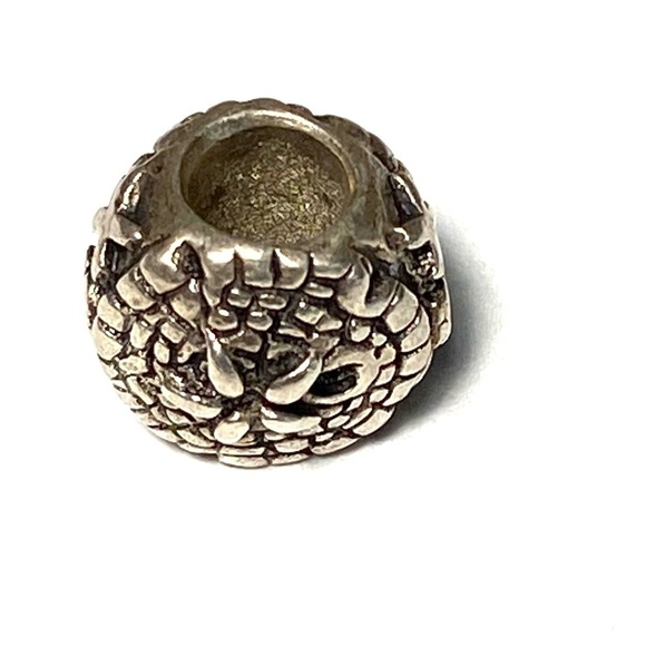 925 OBX Sterling Silver Sand Dollar Bead European Style 4.09g - Picture 2 of 8